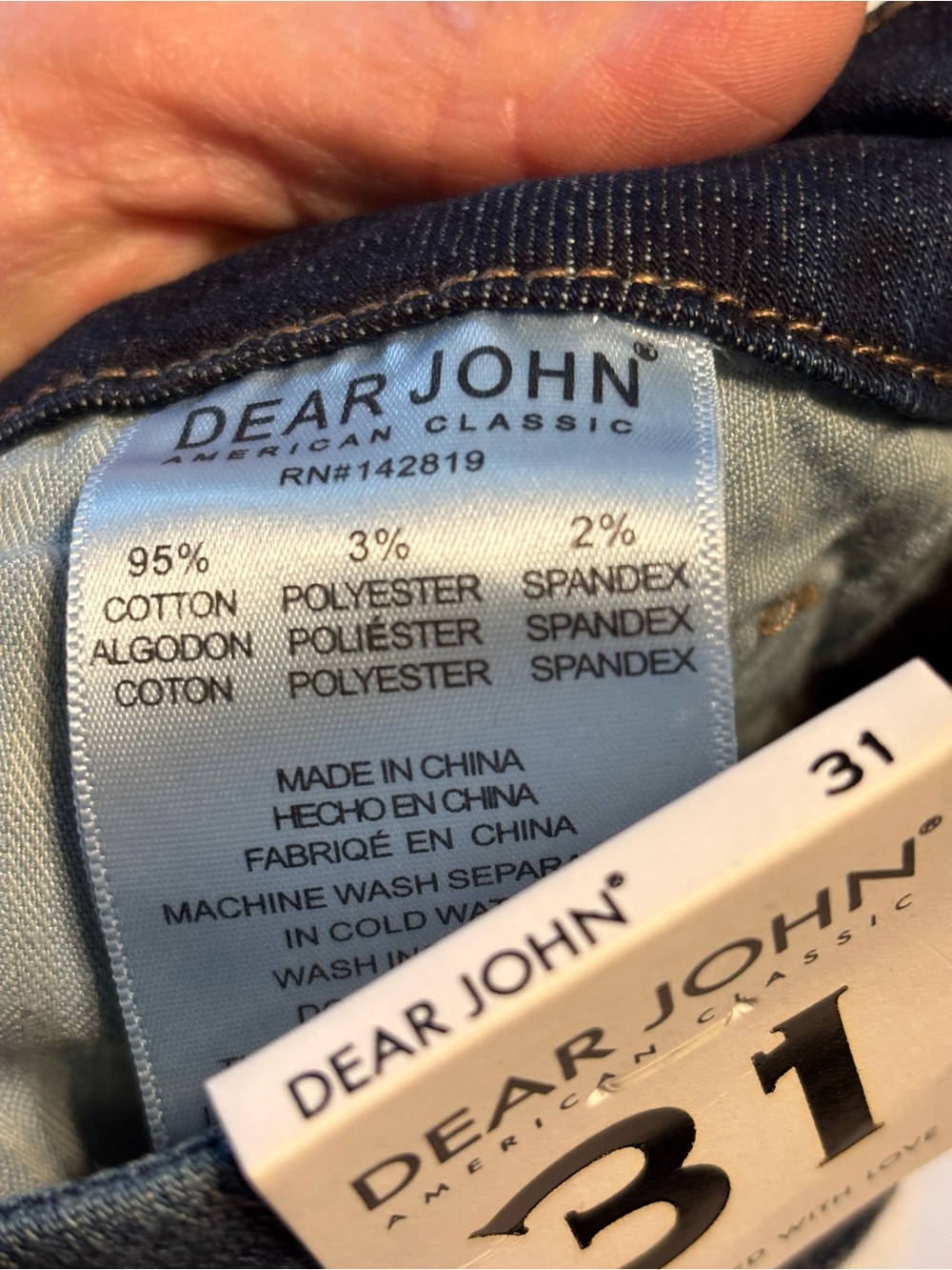 NEW!! Dear John Women’s Sz 31 Gisele High Waisted Skinny Stretch Denim Jeans - Picture 7 of 11